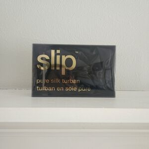 NWT Slip Silk Turban- Black